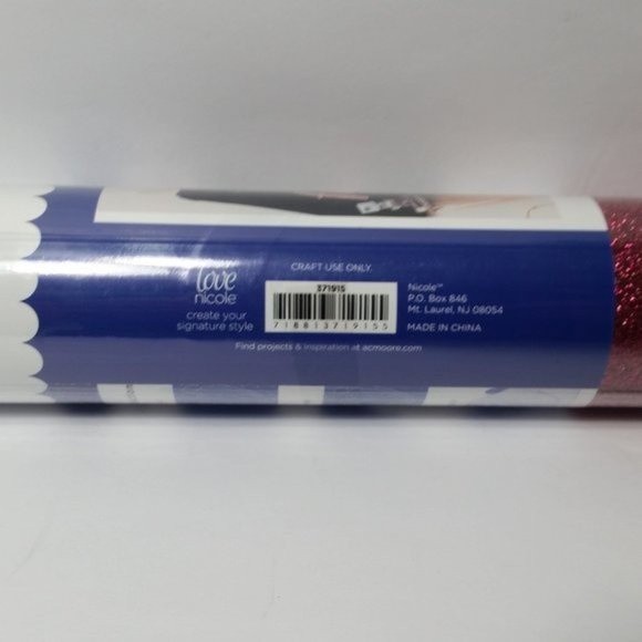 4 Iron On Vinyl Lollipop Glitter Dark Pink - Picture 5 of 6